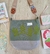 Tote Bag Vida verde oscuro, base vison