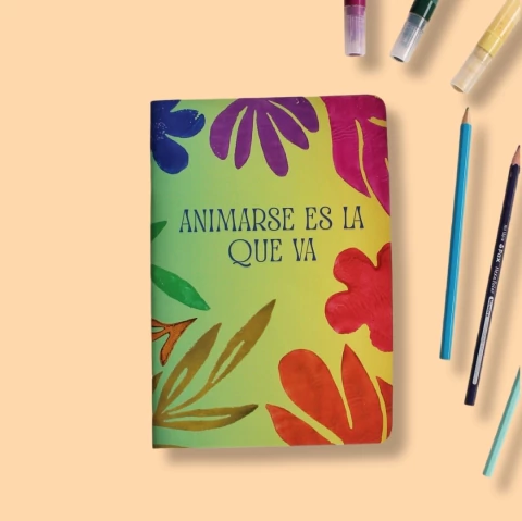 Libreta / Cuaderno A5 – “ANIMARSE ES LA QUE VA” - comprar online