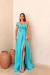 Vestido um ombro só zibeline