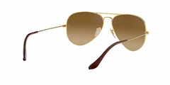 Anteojo De Sol Ray-Ban RB 3025 001/m2 3p Polarizado Aviator Large Metal 58 mm - comprar online