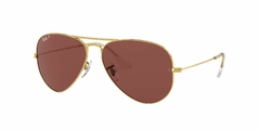Anteojo De Sol Ray-Ban RB 3025 9196af 3p Polarizado Aviator Large Metal 62 mm - comprar online