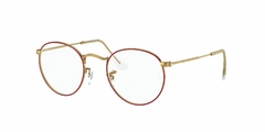 Marco De Anteojo Ray-Ban RX 3447 V 3106 Round Metal 47 mm - comprar online