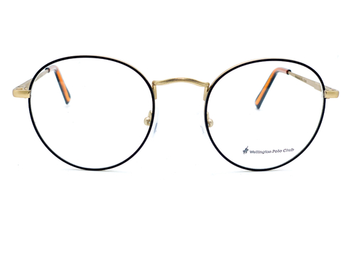 Marco De Anteojo Wellington Polo Club 2025 black-gold matte 51 mm