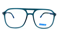 Anteojo Marco Rusty Bruice Steel Blue 56 mm Blue Block Lens