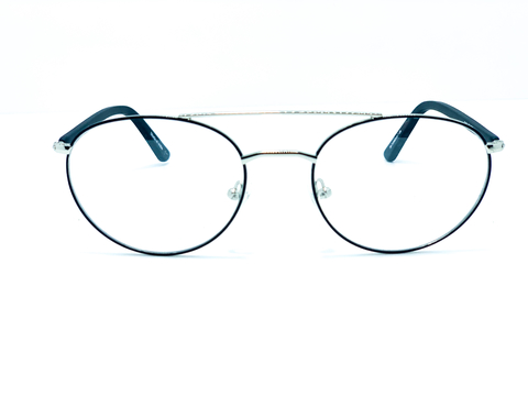 Marco De Anteojo Rusty Unana sil-blk 56 mm