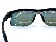 Anteojo De Sol Rusty Dam mblk/r blue polarizado orange 64 mm