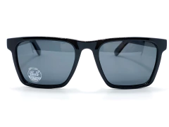 Anteojo De Sol Vulk Reporter sblk/s10 Polarizado 55 mm