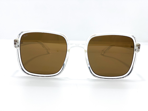 Anteojo De Sol Vulk Satisfy cry/brown 59 mm