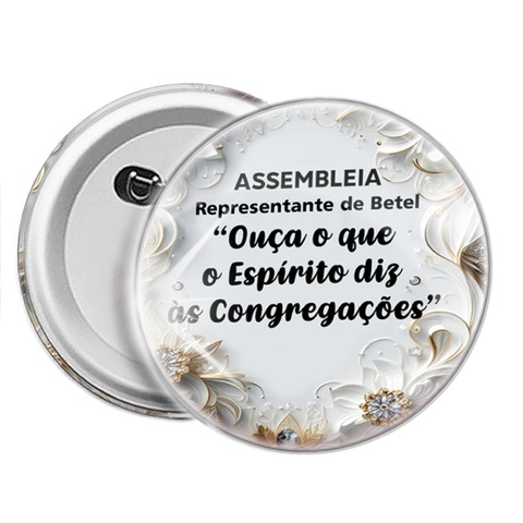 Botons Personalizados Assembleia com Representante de Betel - comprar online