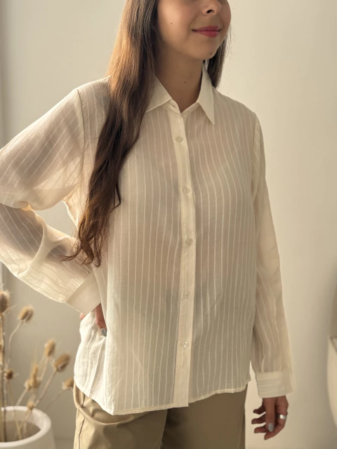 Camisa Londres - Almendra Almacén de Moda