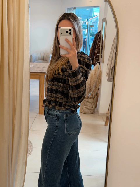 Wide leg Pietra azul