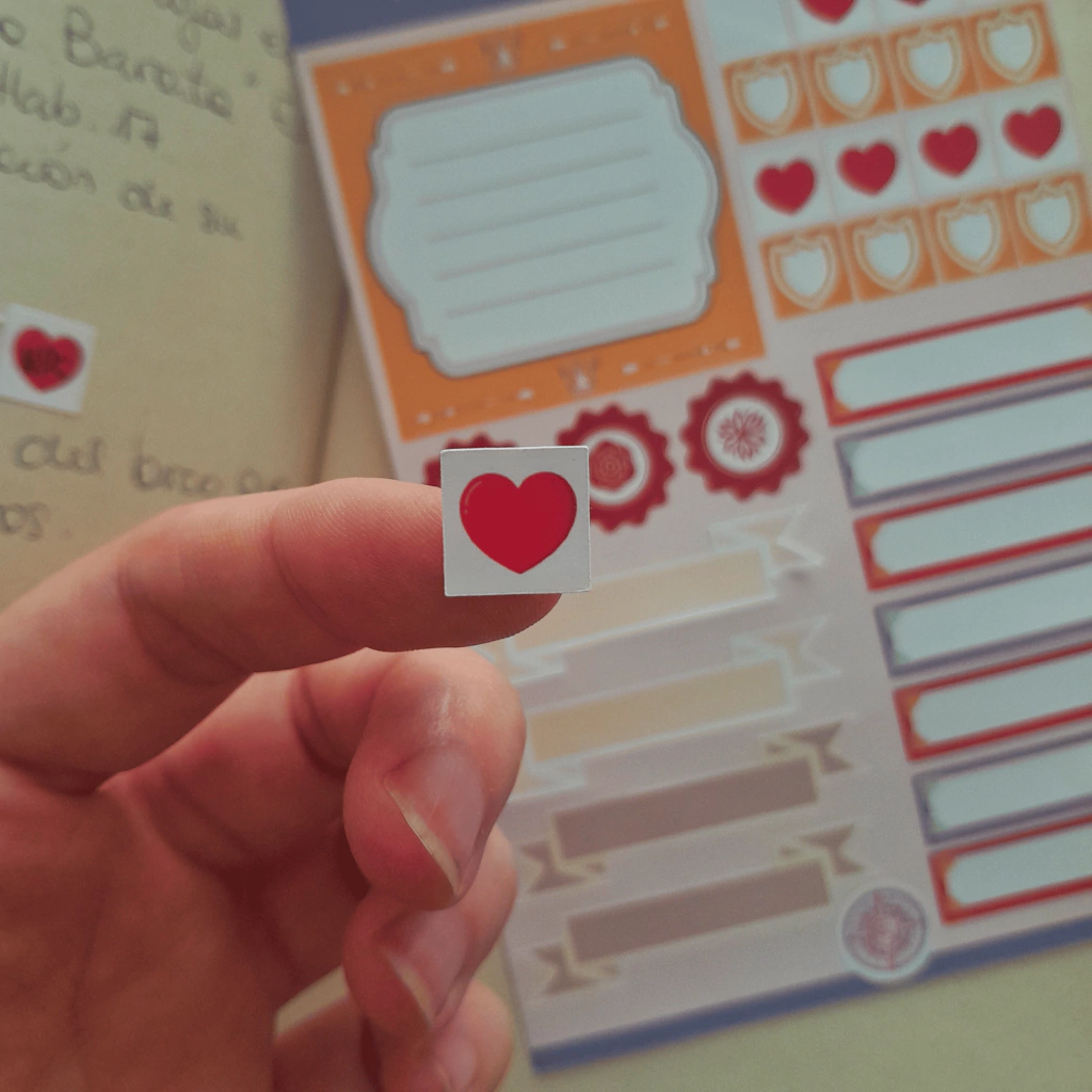 Plancha de Stickers - Notas del aventurero (PREVENTA)