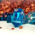 Set Deluxe Sakura Blue (D4 crystal) - Critical Dice Dados