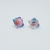 Par mini aritos - d8 flores - comprar online