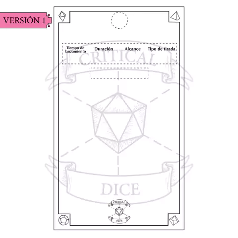 Cartas de conjuro - En blanco (PREVENTA)