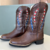 Bota Texana Masculina Terra Gutierre Bico Quadrado Cano Médio - SELARIA JOROFELE