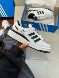 ADIDAS FORUM BLANCO Y NEGRO PREMIUM - comprar online