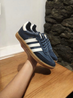 ADIDAS SAMBA AZUL PREMIUM - tienda online
