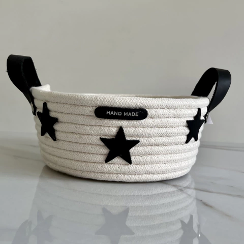 Cesto Organizador Black Stars