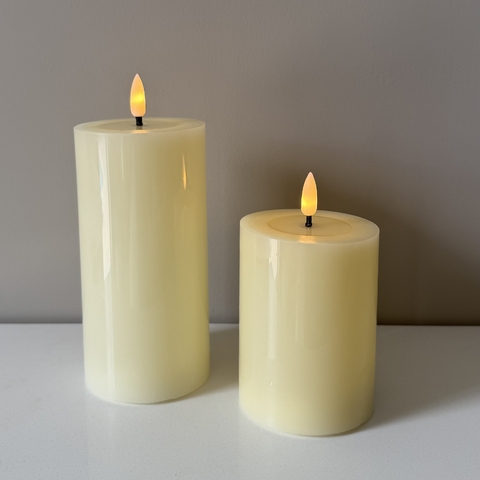 Vela Led 15cm llama con movimiento