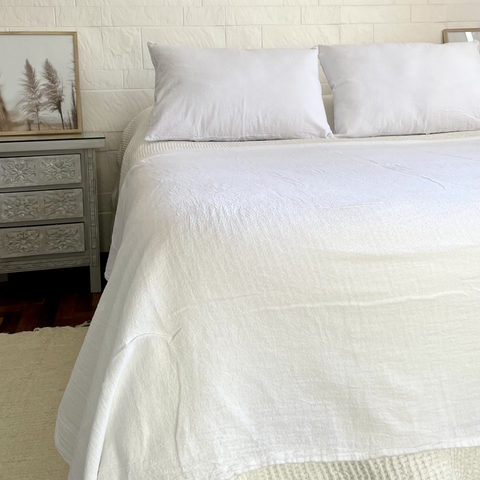 Pie de Cama Blanco