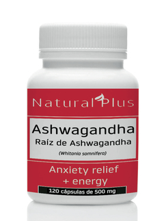 Ashwagandha - 120 cápsulas de 500mg