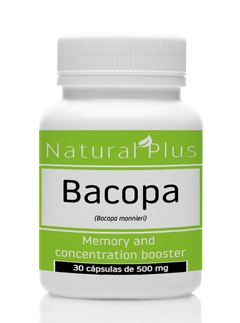 Bacopa monnieri - 30 cápsulas de 500 mg
