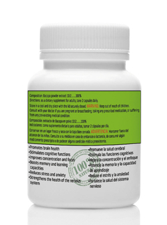 Bacopa monnieri - 60 cápsulas de 500 mg en internet