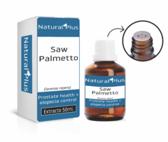 Doble Extracto de Saw Palmetto 50ml Con Gotero Antiderrame