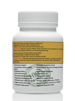 Hongo Reishi (Ganoderma Lucidum) - 30 cápsulas de 500mg - comprar online