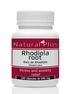 Rhodiola rosea - 120 cápsulas de 500 mg