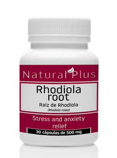 Rhodiola rosea - 30 cápsulas de 500 mg