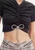 T-SHIRT CROPPED COM FRANZIDO - LANÇA PERFUME - comprar online