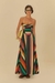 VESTIDO LONGO LISTRA ONDA DE COR - FARM