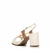 SANDÁLIA OFF WHITE TIRAS TRANSPASSADAS - CONSTANCE na internet