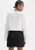 BLUSA TRICOT MANGA CROPPED - LANÇA PERFUME - comprar online