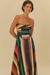VESTIDO LONGO LISTRA ONDA DE COR - FARM - comprar online