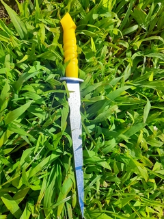 Ponteiro de Aço Amarelo- Oxum/ Caboclo(a)/Cigano(a)