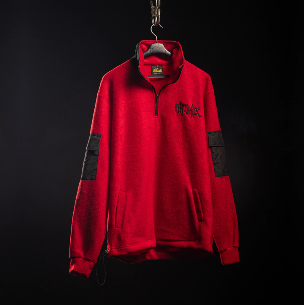 Buzo cuello alto Swerve City Red