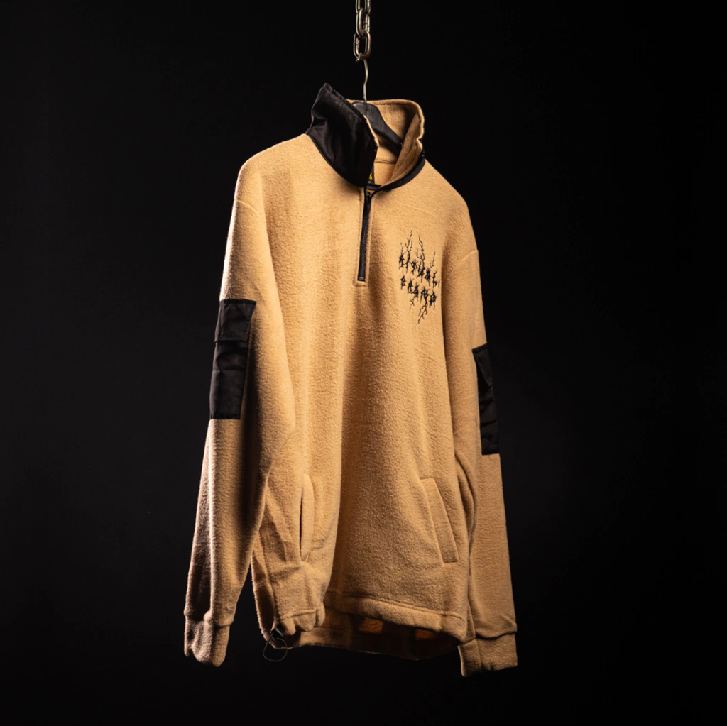 Buzo cuello alto Blinding Light Beige