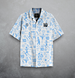 Camisa Oversize Diego Celeste - comprar online