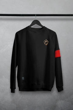 Buzo Santa Fe rojo y negro