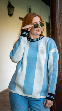 Sweater Argentina Rayas en internet