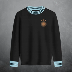 Sweater Argentina Negro - Footveler
