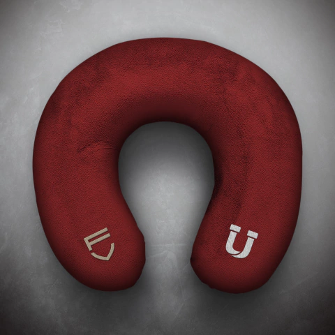 Almohada de viaje Santa Fe Rojo y Blanco