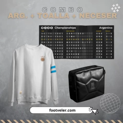 Combo Buzo Argentina + Toalla + Neceser - comprar online