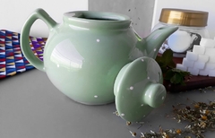 Bule De Cha 700 ml Verde Poá - comprar online