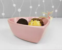 Tigela Pequena Coração Rosa - Ordalha Ofertas | A Loja da Mesa Posta