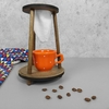 Kit Café Individual Jumbo Laranja Poá