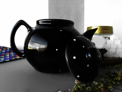 Bule De Cha 700 ml Preto Poá - comprar online
